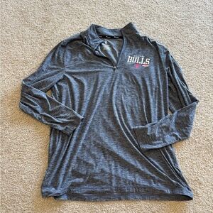 Men’s 2XL Fanatics brand quarter zip Chicago Bulls soft and lightweight